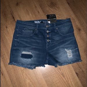 Denim shorts